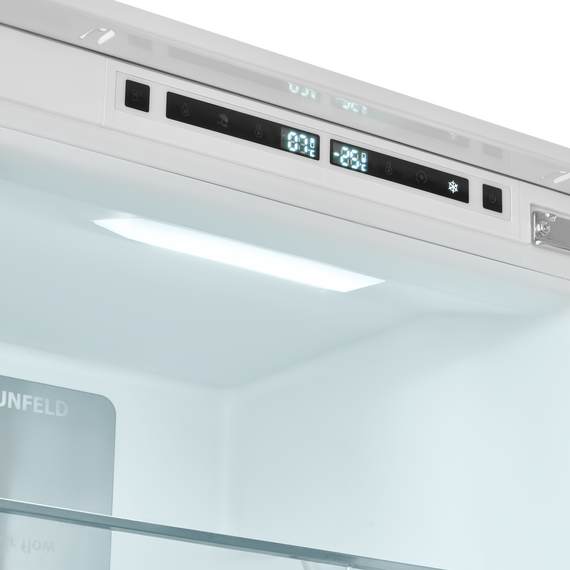 Встраиваемый двухкамерный холодильник Maunfeld MBF177NFWHGR Inverter - фото 13