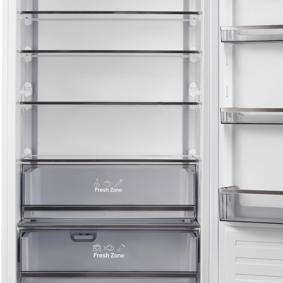 Встраиваемый двухкамерный холодильник Maunfeld MBF19369NFWGR LUX Inverter - фото 15