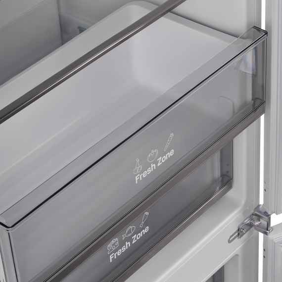 Встраиваемый двухкамерный холодильник Maunfeld MBF19369NFWGR LUX Inverter - фото 13