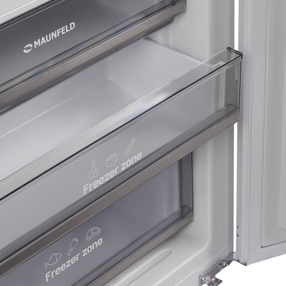 Встраиваемый двухкамерный холодильник Maunfeld MBF193NFW1GR Inverter - фото 8