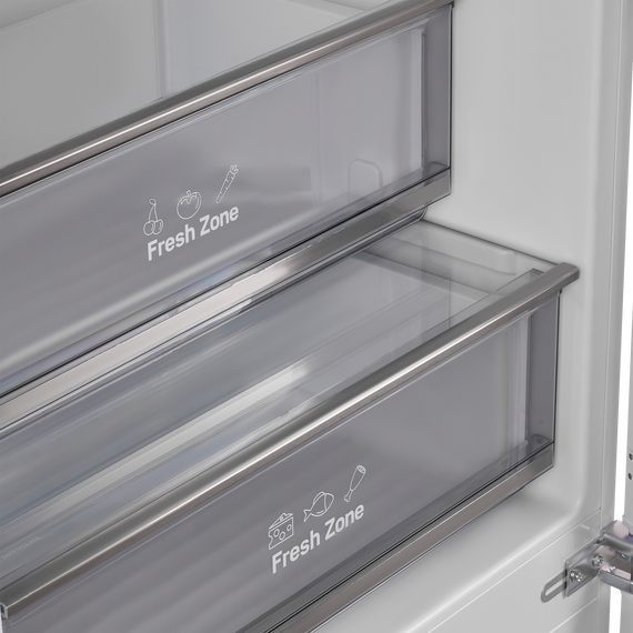 Встраиваемый двухкамерный холодильник Maunfeld MBF193NFW1GR Inverter - фото 14