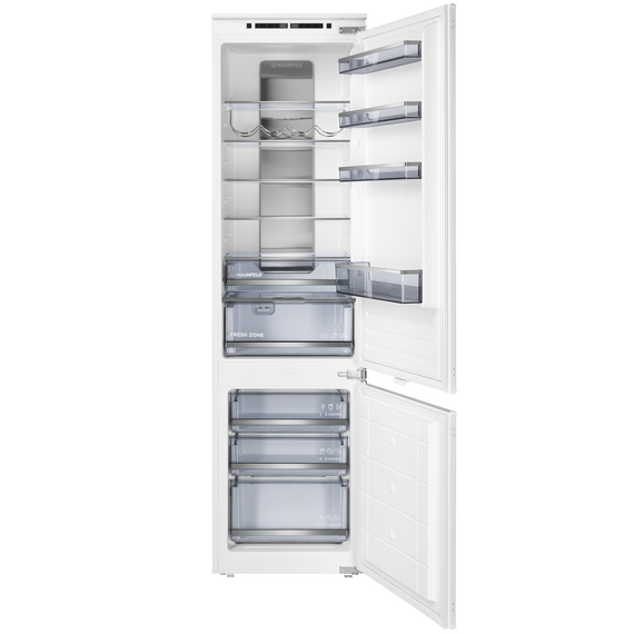 Встраиваемый двухкамерный холодильник Maunfeld MBF193NFWGR Inverter - фото 12