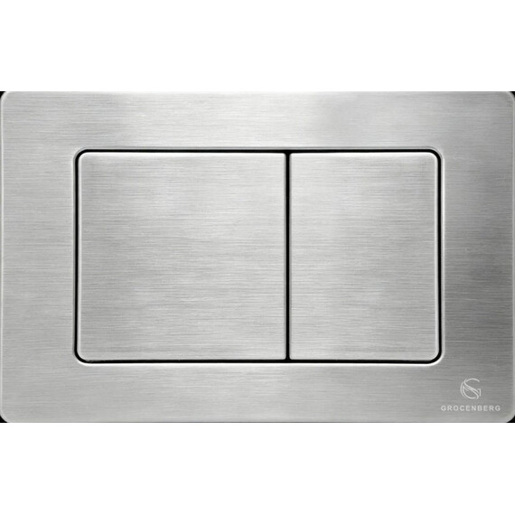 Кнопка смыва GROCENBERG KM3080NK, никель - фото 