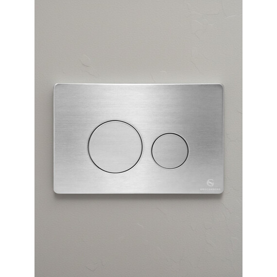 Кнопка смыва GROCENBERG KM3090NK, никель - фото 2