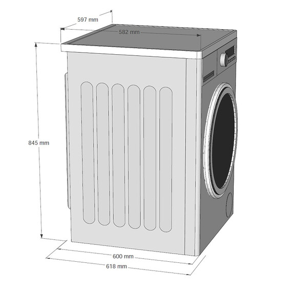 Стиральная машина с паром Korting KWM 58ILS1297 S (инвертор) - фото 2