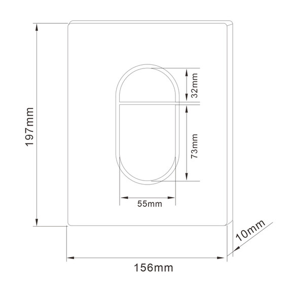 Кнопка смыва пневматическая Abber AC0124BG, золото брашированное - фото 2