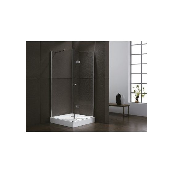 Душевое ограждение Cezares 90х80 см ELENA-W-ASH-1-90/80-C-Cr, хром/прозрачное - фото 2