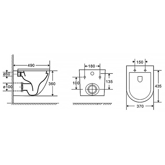 Унитаз подвесной безободковый Azario Gloria AZ-2003 с крышкой микролифт, Цвет производителя: белый - фото 13