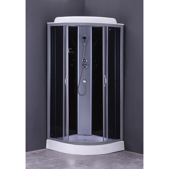 Душевая кабина Loranto CS-6681G 80х80 см, хром/тонированное - фото 2
