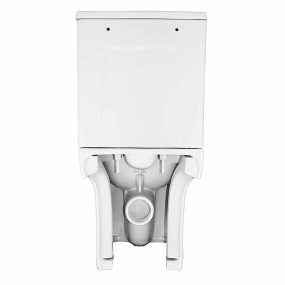 Унитаз-компакт безободковый Azario Alba AZ-8323 с крышкой дюропласт - фото 14