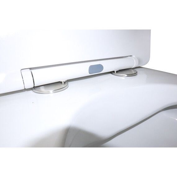 Унитаз-моноблок безободковый Azario Morano AZ-1001 с крышкой микролифт, Цвет производителя: белый - фото 6