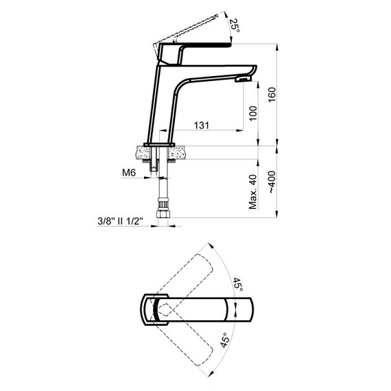 Смеситель для раковины Azario Atri AZ-15964501 - фото 4