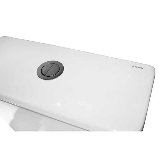 Унитаз-компакт безободковый Azario Fretta Round AZ-7121A с тонкой крышкой микролифт - фото 11