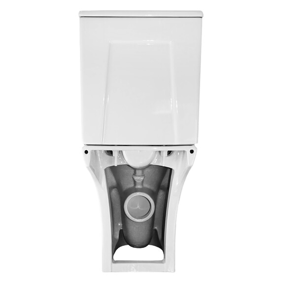 Унитаз-компакт безободковый Azario Fretta Round AZ-7121A с тонкой крышкой микролифт - фото 14