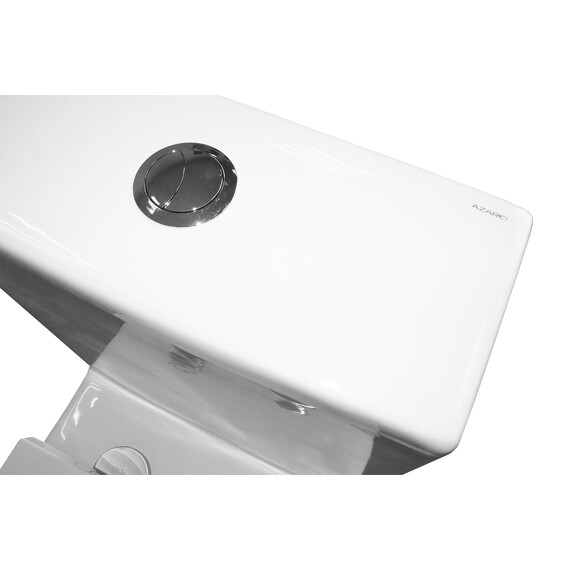Унитаз-моноблок безободковый Azario Scala AZ-8101 с тонкой крышкой микролифт (система смыва торнадо) - фото 16