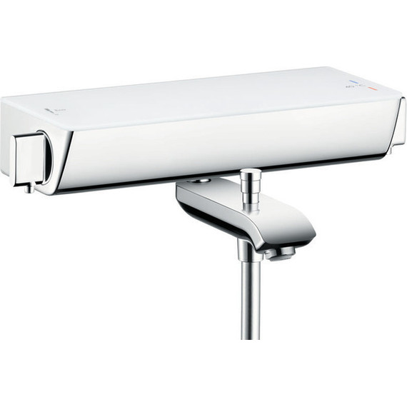 Смеситель для ванны с термостатом Hansgrohe Ecostat Select 13141400, белый/хром - фото 