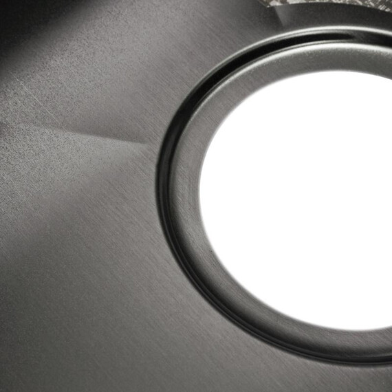 Кухонная мойка Gerhans 60х45см K36045B 3 мм, с отверстием под смеситель и дозатор, с PVD покрытием, графит, Цвет производителя: графит - фото 11