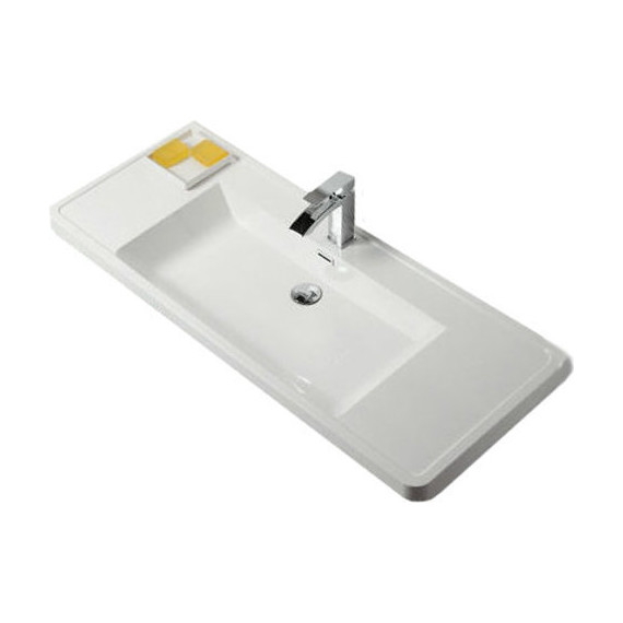 Тумба напольная с раковиной BelBagno ANCONA-N-600-2C-PIA-RW 60 см, темный дуб - фото 2