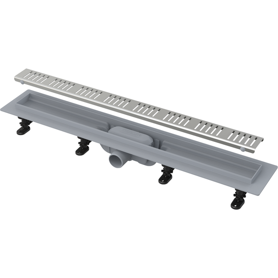 Трап Alcadrain APZ10-950M Simple (AG100401950), Цвет производителя: нержавеющая сталь/мат, Размер трапа: 950 - фото 
