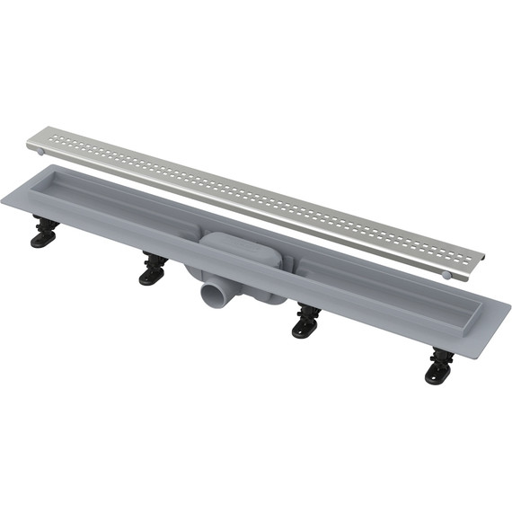 Трап Alcadrain APZ9-650M Simple (AG100201650), Цвет производителя: нержавеющая сталь/мат, Размер трапа: 650 - фото 