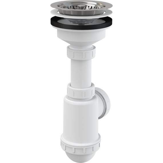 Сифон для мойки AlcaPlast A446-DN50/40 - фото 