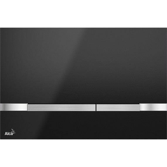Кнопка смыва Alcaplast STRIPE BLACK - фото 
