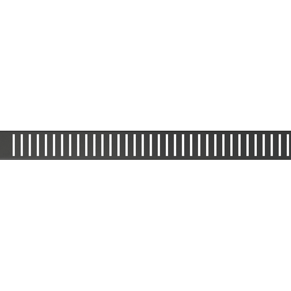 Решетка AlcaPlast PURE-950BLACK для трапа - фото 