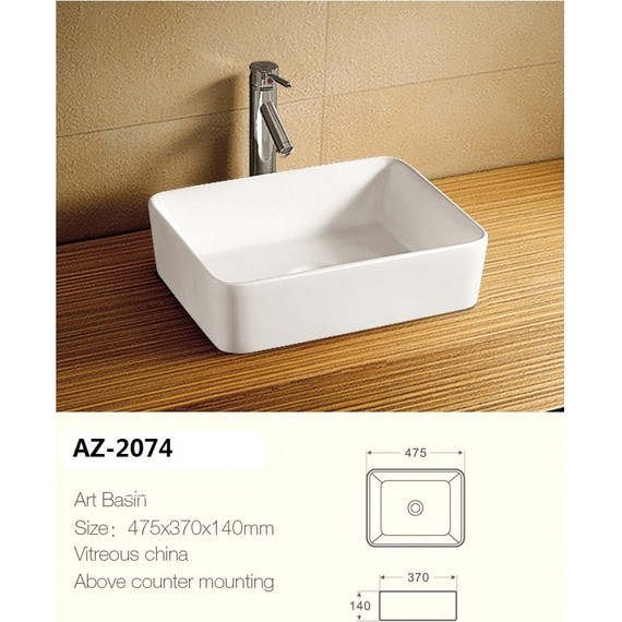 Раковина-чаша Azario 47 см AZ-2074 - фото 2