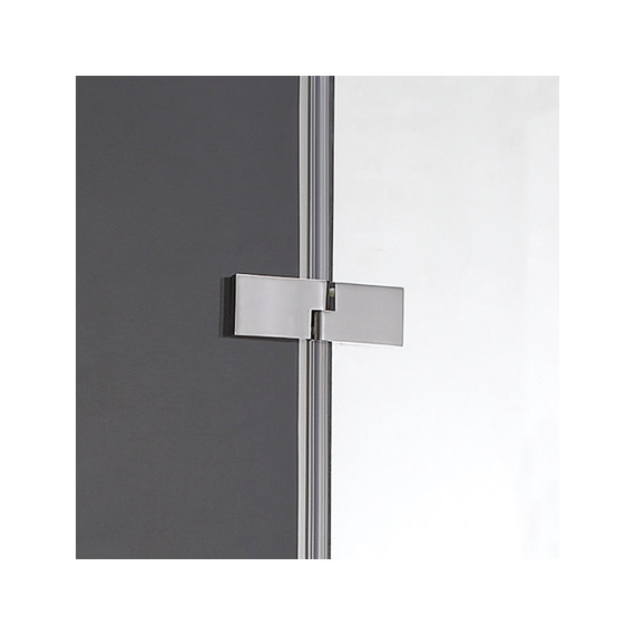 Душевая дверь Cezares 185 см BERGAMO-W-B-13-90+60/40-C-Cr-L, хром/прозрачное - фото 3