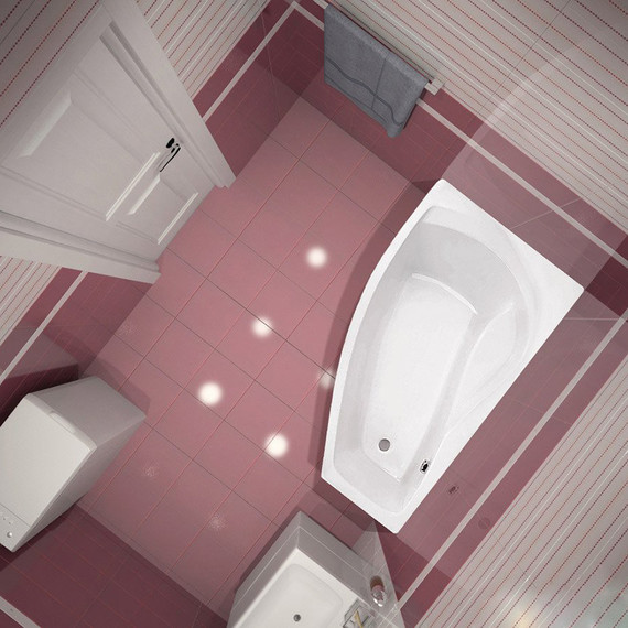 Ванна акриловая Santek Майорка 150x90 см 1.WH11.1.984 L, Размер - мм: 1500х900 - фото 4