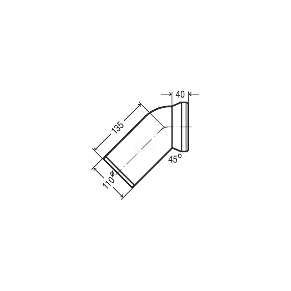 Колено для унитаза Viega 101718 - фото 2