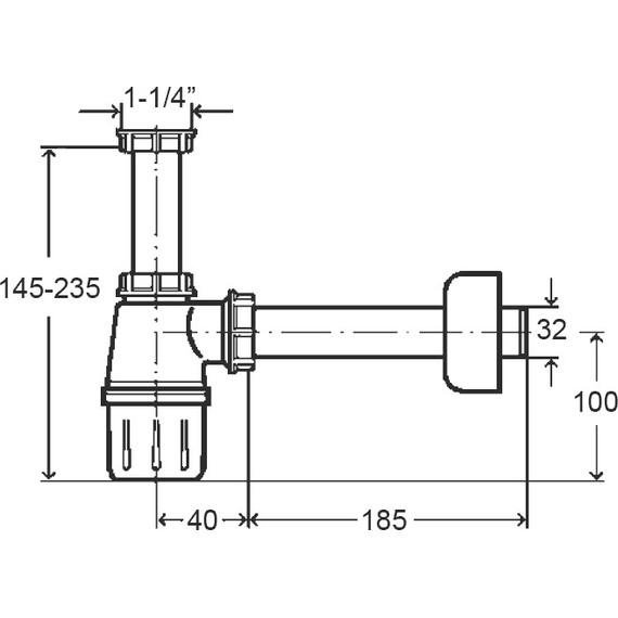 Сифон для раковины Viega 103927 DN32 - фото 2