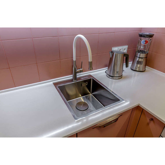 Кухонная мойка Omoikiri AKISAME 41-IN (4973056) 1,2 мм, нержавеющая сталь, Цвет производителя: нержавеющая сталь матовая - фото 4