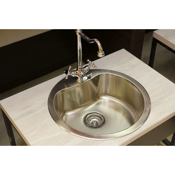 Кухонная мойка Omoikiri SAROMA 51-1-IN (4993007) 0,8 мм, нержавеющая сталь, Цвет производителя: нержавеющая сталь матовая - фото 3