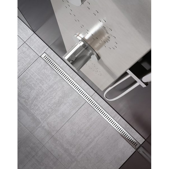 Трап Ravak Zebra 750 X01433, Цвет производителя: нержавеющая сталь/глянец, Размер трапа: 750 - фото 4