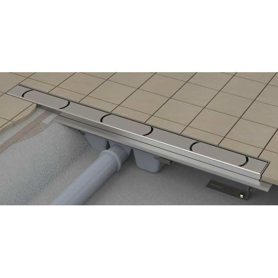 Трап Ravak 10° 850 X01576, Цвет производителя: нержавеющая сталь/глянец, Размер трапа: 850 - фото 3