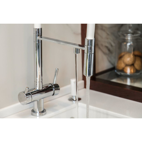 Смеситель для кухни Omoikiri Kanto-C 4994015, хром/белый - фото 15