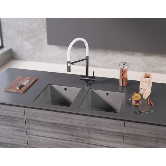 Смеситель для кухни Omoikiri Kanto-C 4994015, хром/белый - фото 8