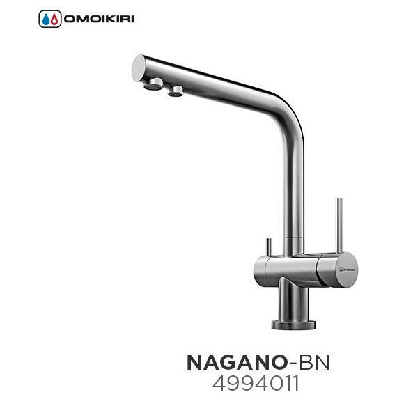 Смеситель для кухни Omoikiri Nagano-BN 4994011, сталь - фото 7