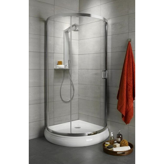 Душевое ограждение Radaway Premium Plus B 90х90х190 см, хром/матовое(сатин) - фото 
