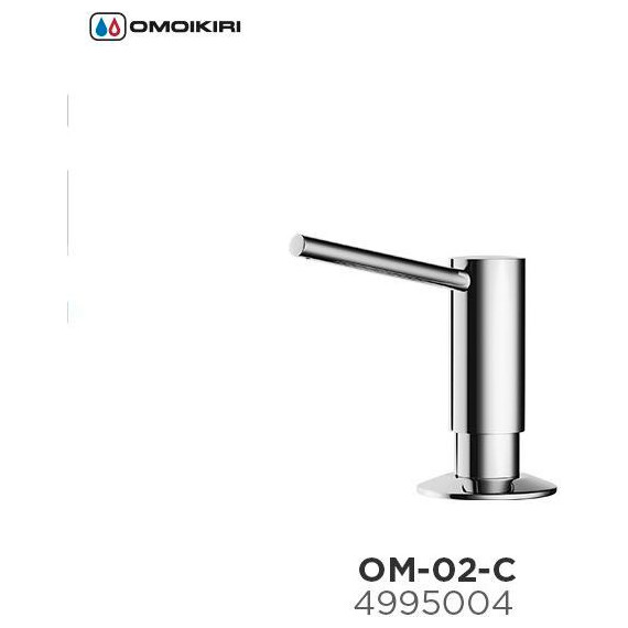 Дозатор для моющего средства OM-02-C 4995004, хром - фото 3
