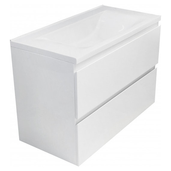 Тумба подвесная с раковиной Эстет Bali 65 см, 2 ящика ФР-00002086 - фото 