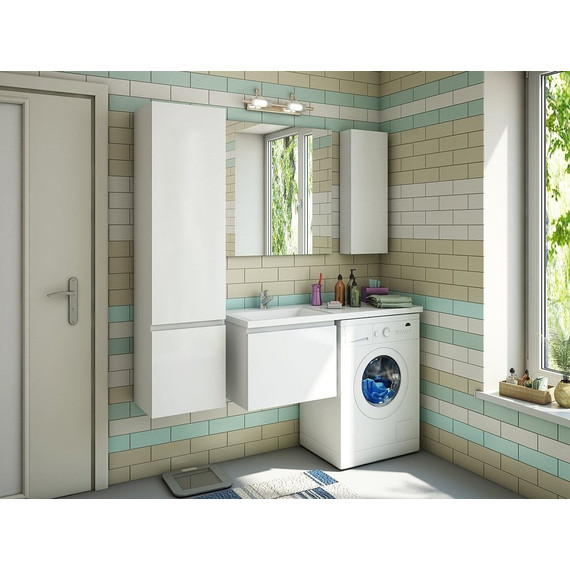 Тумба подвесная с раковиной-столешницей Эстет Dallas Luxe 115 см L, 1 ящик ФР-00002304 - фото 7