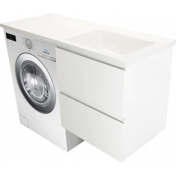 Тумба подвесная с раковиной-столешницей Эстет Dallas Luxe 100 см R, 2 ящика ФР-00002314 - фото 