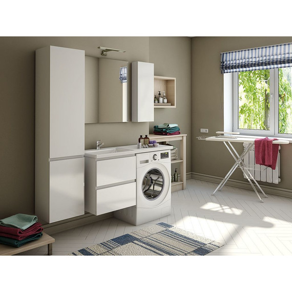 Тумба подвесная с раковиной-столешницей Эстет Dallas Luxe 115 см L, 2 ящика ФР-00002296 - фото 7