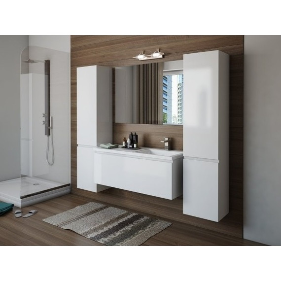 Тумба подвесная с раковиной-столешницей Эстет Dallas Luxe 130 см R, 1 ящик ФР-00002275 - фото 7