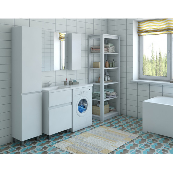 Тумба напольная с раковиной-столешницей Эстет Dallas Luxe 140 см L, 2 ящика ФР-00002519 - фото 6