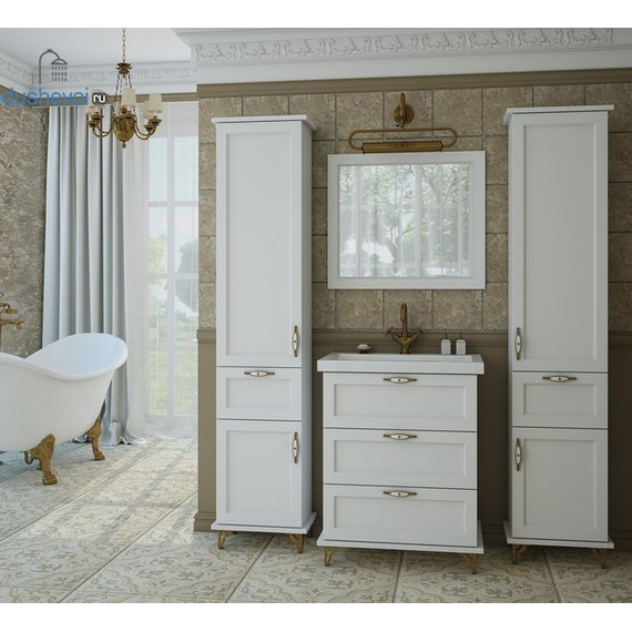 Пенал напольный Эстет Bali Classic 43 см, левый ФР-00002157 - фото 6