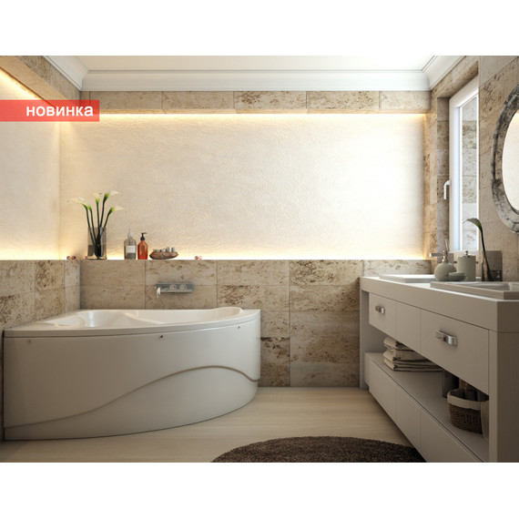 Ванна каменная Эстет Аврора 140х140 см ФР-00002601 - фото 3