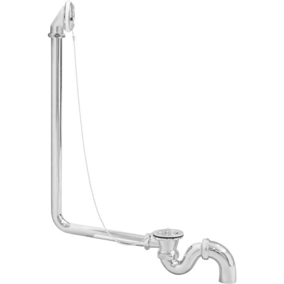 Сифон для ванн Эстет Царская/Бостон, хром - фото 